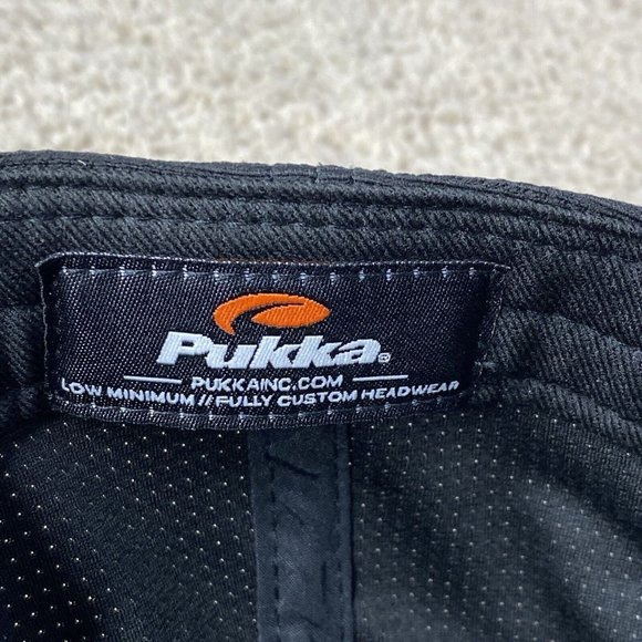 Pukka‎ Headwear Audubon Country Club Florida Hat Black StrapBack Golf Cap - Picture 5 of 10